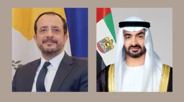 رئيس الدولة يتلقى اتصالاً هاتفياً من نظيره القبرصي